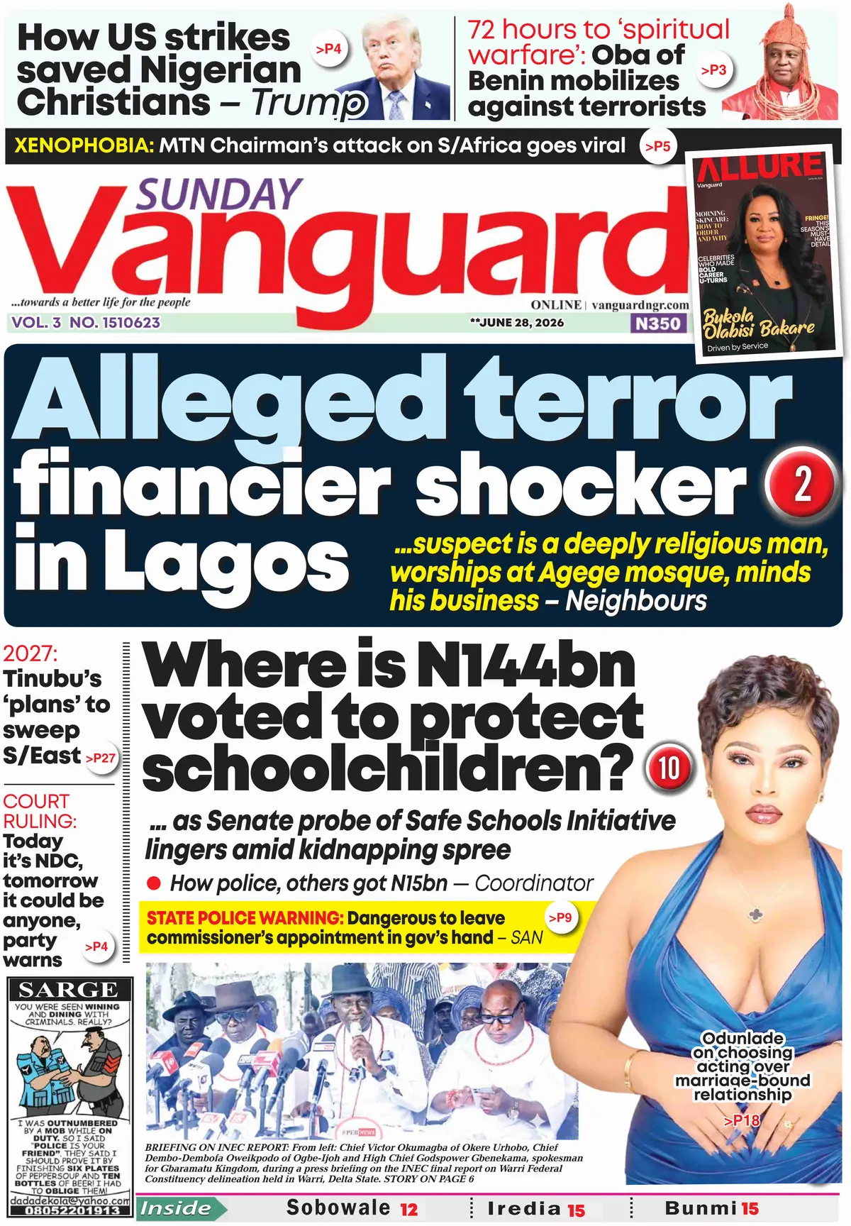 Cover Vanguard 28/06/2026