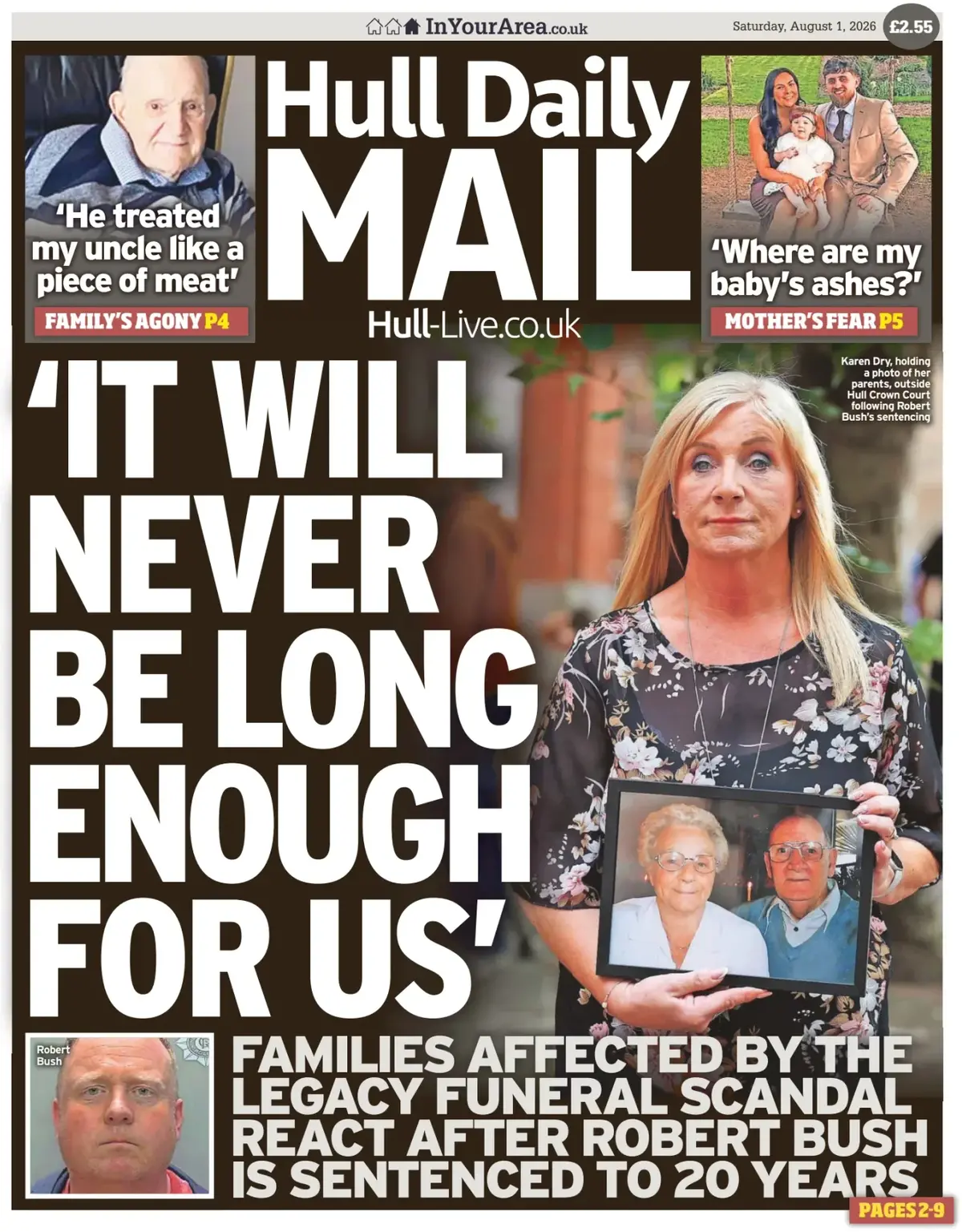 Cover Hull Daily Mail 01/08/2026
