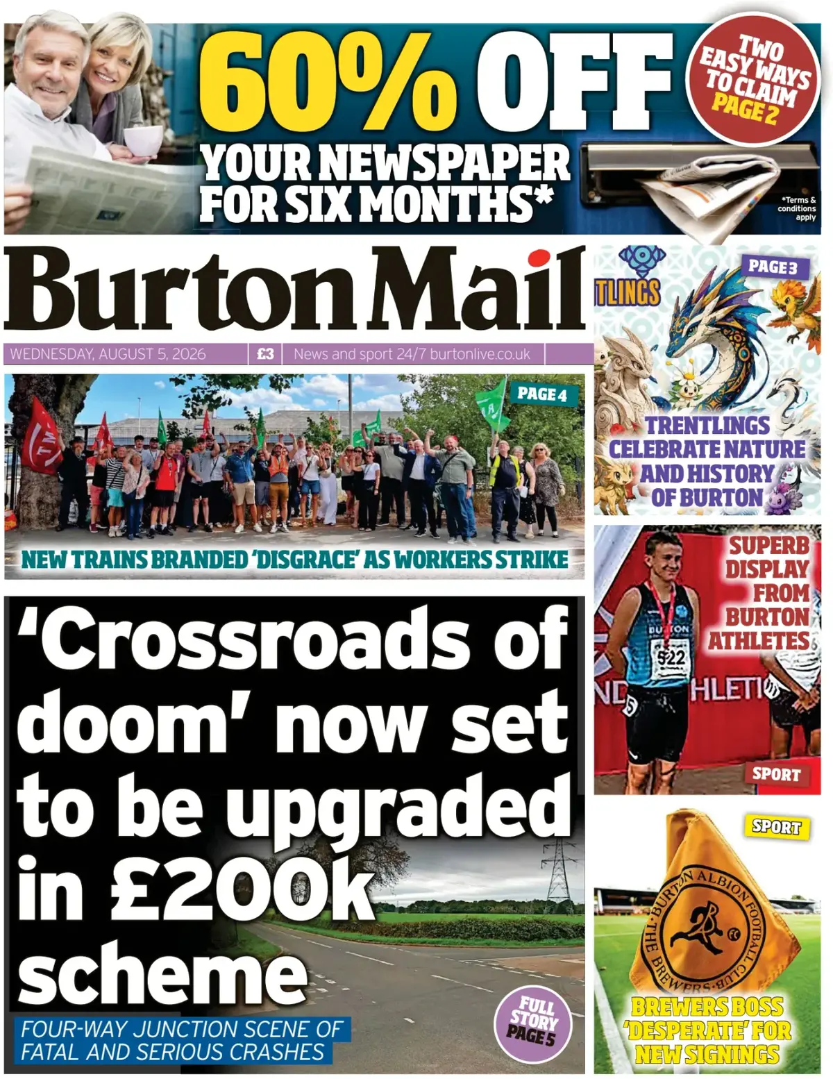 Cover Burton Mail 05/08/2026