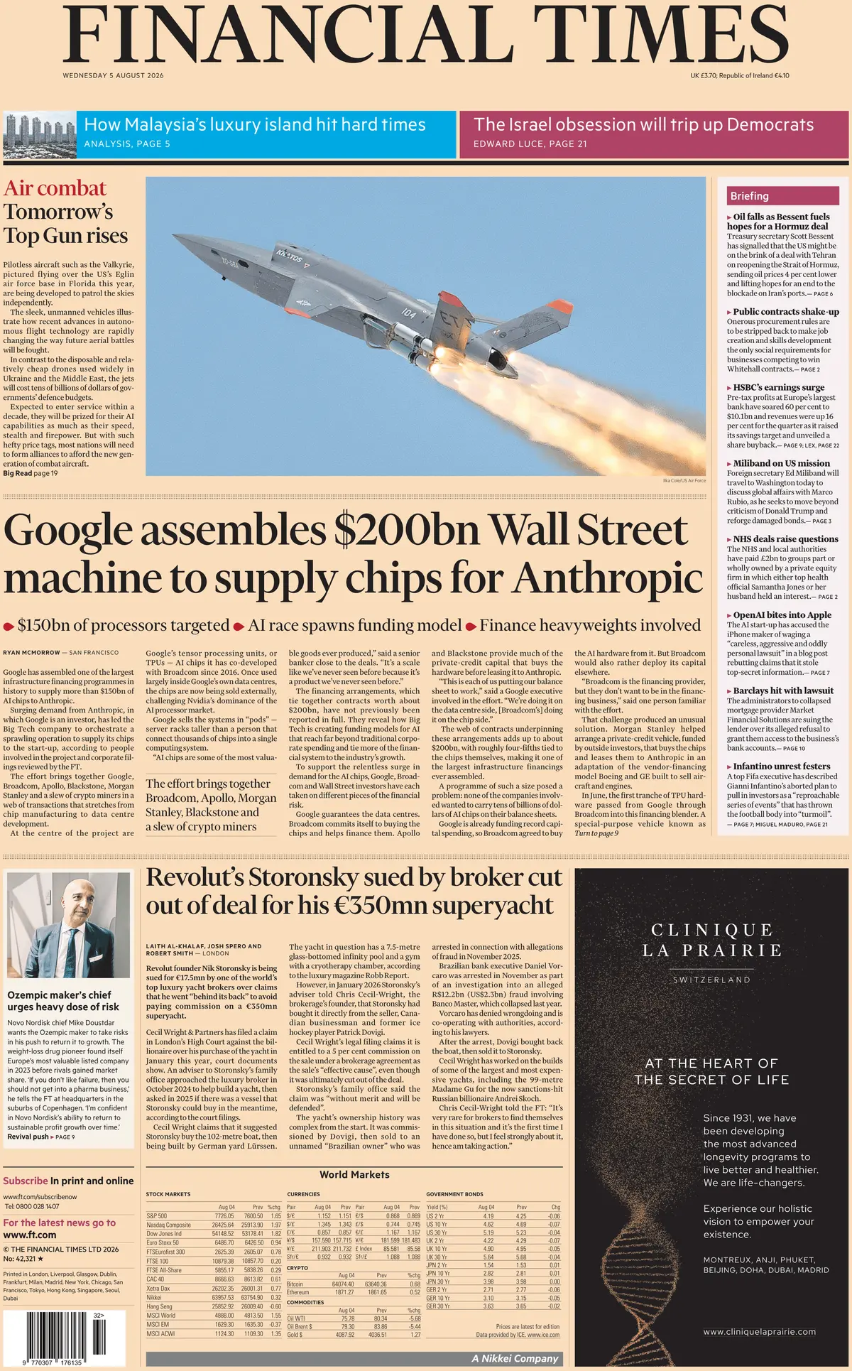 Cover Financial Times 05/08/2026