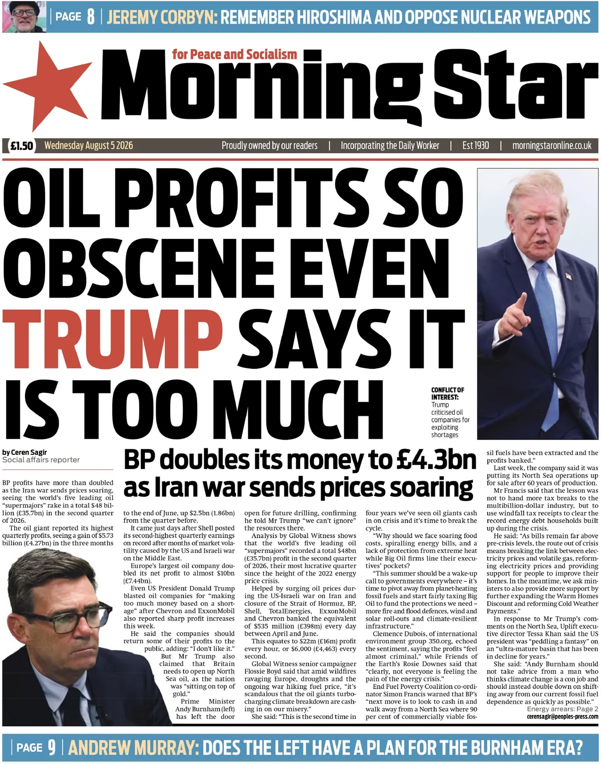 Cover Morning Star 05/08/2026
