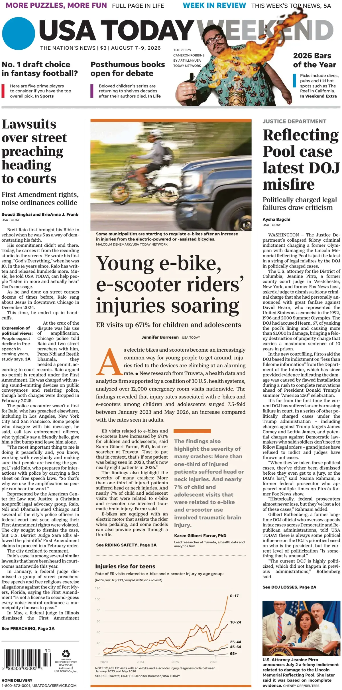 Cover USA Today 09/08/2026