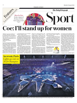 The Daily Telegraph SPORT