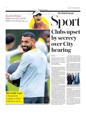 The Daily Telegraph SPORT