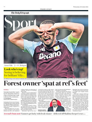 The Daily Telegraph SPORT