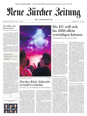 NZZ (Neue Zürcher Zeitung)