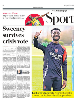 The Daily Telegraph SPORT