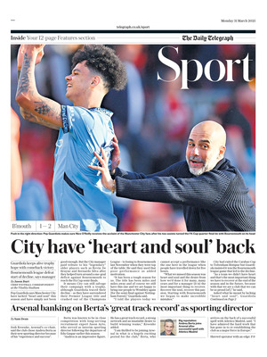 The Daily Telegraph SPORT