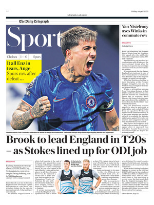 The Daily Telegraph SPORT
