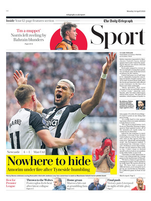 The Daily Telegraph SPORT