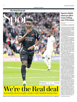 The Daily Telegraph SPORT