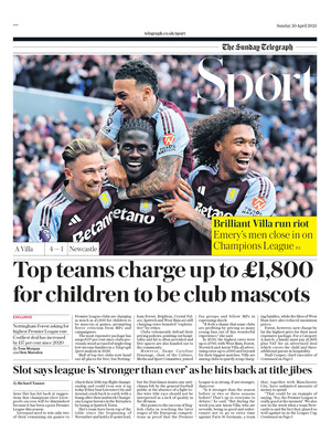 The Daily Telegraph SPORT