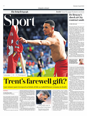 The Daily Telegraph SPORT