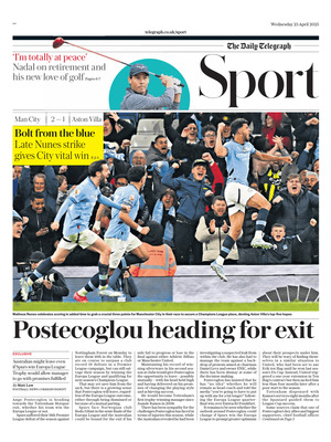 The Daily Telegraph SPORT