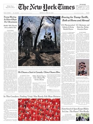 Daily News (New York) - Today's Front Page, 28/04/2025