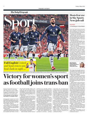 The Daily Telegraph SPORT