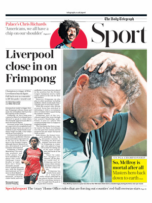 The Daily Telegraph SPORT