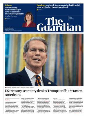 The Washington Post - Today's Front Page, 08/09/2025
