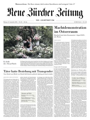 NZZ (Neue Zürcher Zeitung)