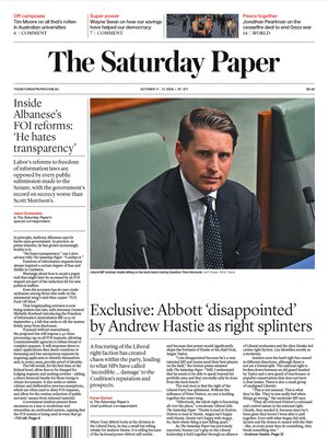 The Saturday Paper
