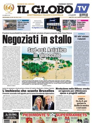 "Il Globo" Front Page