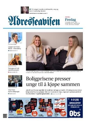 "Adresseavisen" Front Page