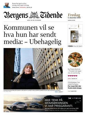 "Bergens Tidende" Front Page