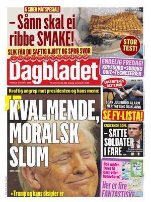 "Dagbladet" Front Page