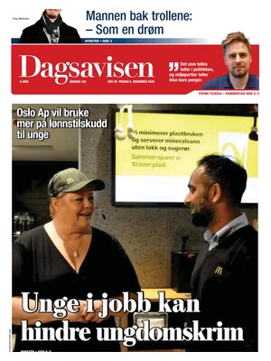 "Dagsavisen" Front Page