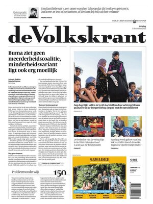 "de Volkskrant" Front Page
