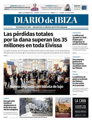 "Diario de Ibiza" Front Page