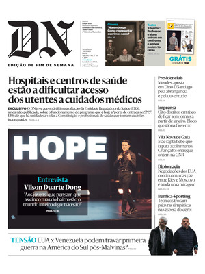 "Diário de Notícias" Front Page