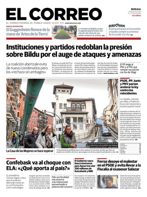 "El Correo" Front Page