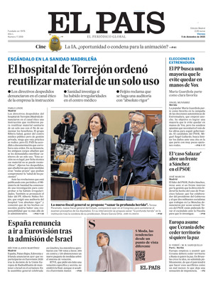 "El País" Front Page