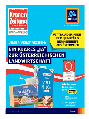 "Kronen Zeitung" Front Page