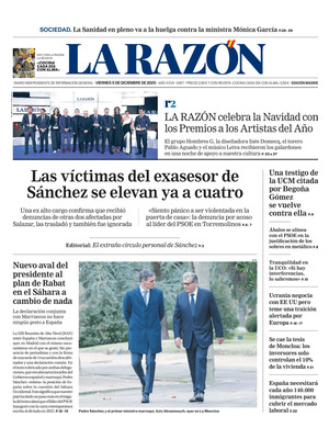 "La Razón" Front Page