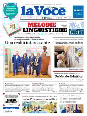 "La Voce del popolo" Front Page