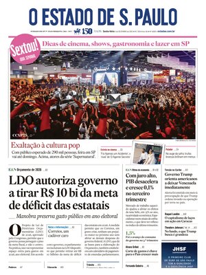 "O Estado de S. Paulo" Front Page