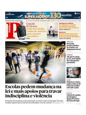 "Público" Front Page