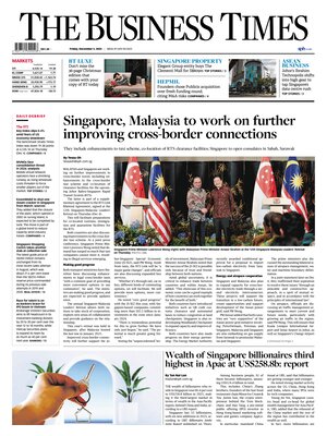 "The Business Times (Singapore)" Front Page