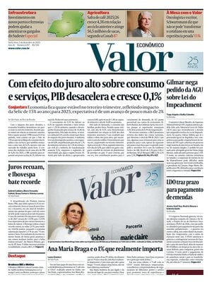 "Valor Econômico" Front Page
