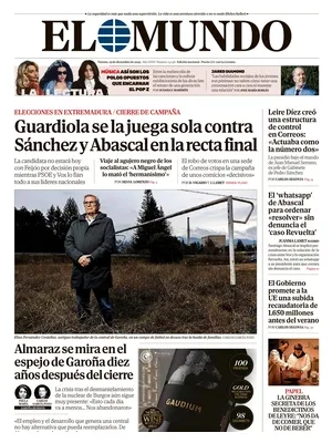 "El Mundo" Front Page