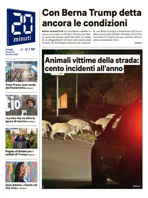 "20 Minuti" Front Page