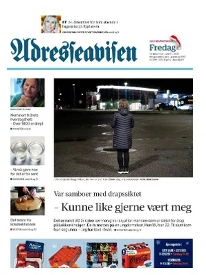 "Adresseavisen" Front Page