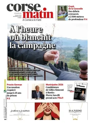 "Corse-Matin" Front Page
