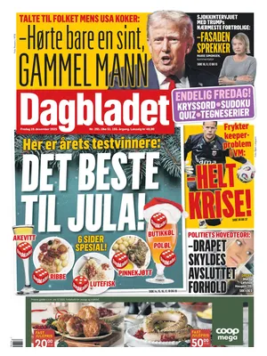 "Dagbladet" Front Page