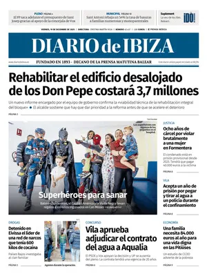 "Diario de Ibiza" Front Page