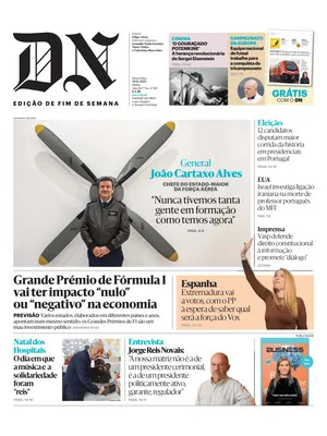 "Diário de Notícias" Front Page