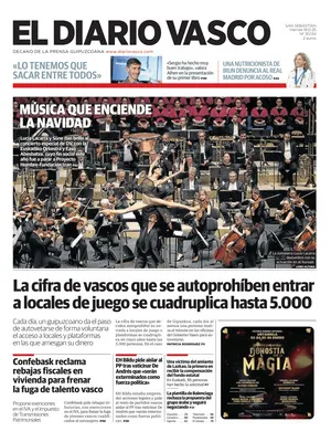 "El Diario Vasco" Front Page