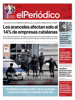 "El Periódico de Catalunya" Front Page